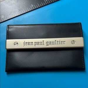 🖤VTG🔺Jean Paul Gautier Black card holder